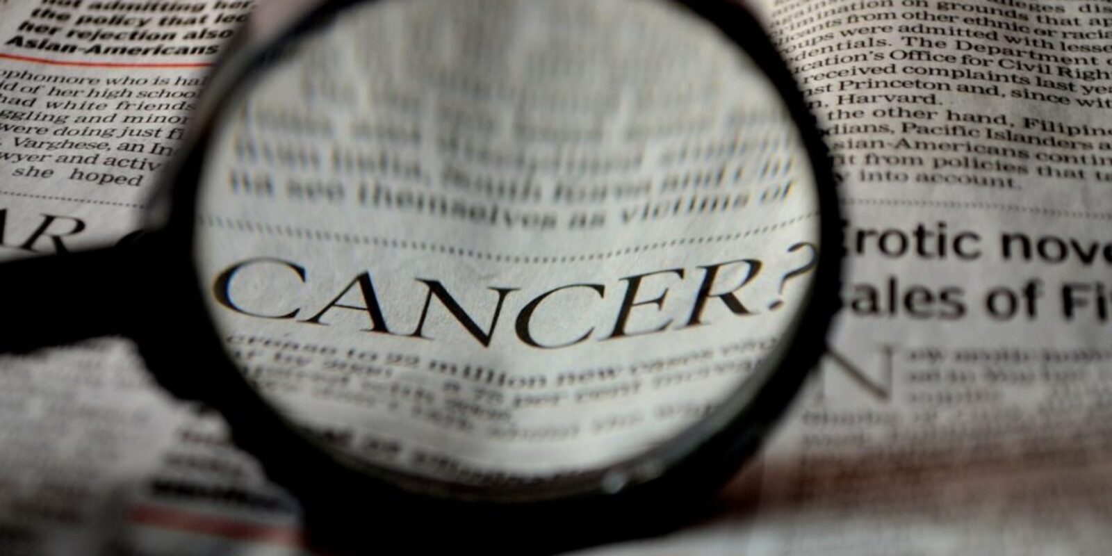 cancer newspaper word magnifier 389921